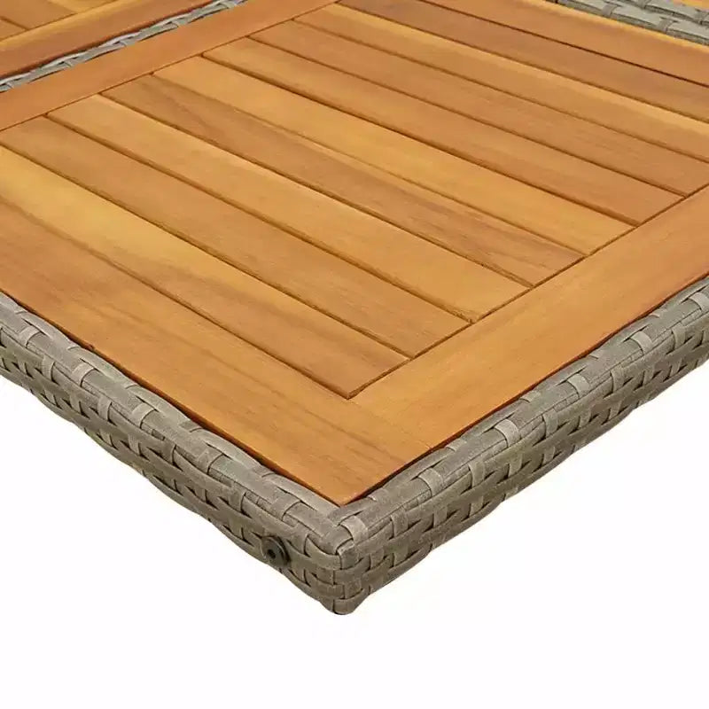 vidaXL Mobilier de salle à manger d'extérieur 12 pièces gris résine tressée 13 pièces pliable