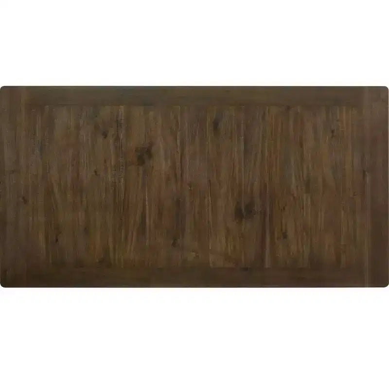 78" Fedele Dining Table Weathered Oak/Cream Finish