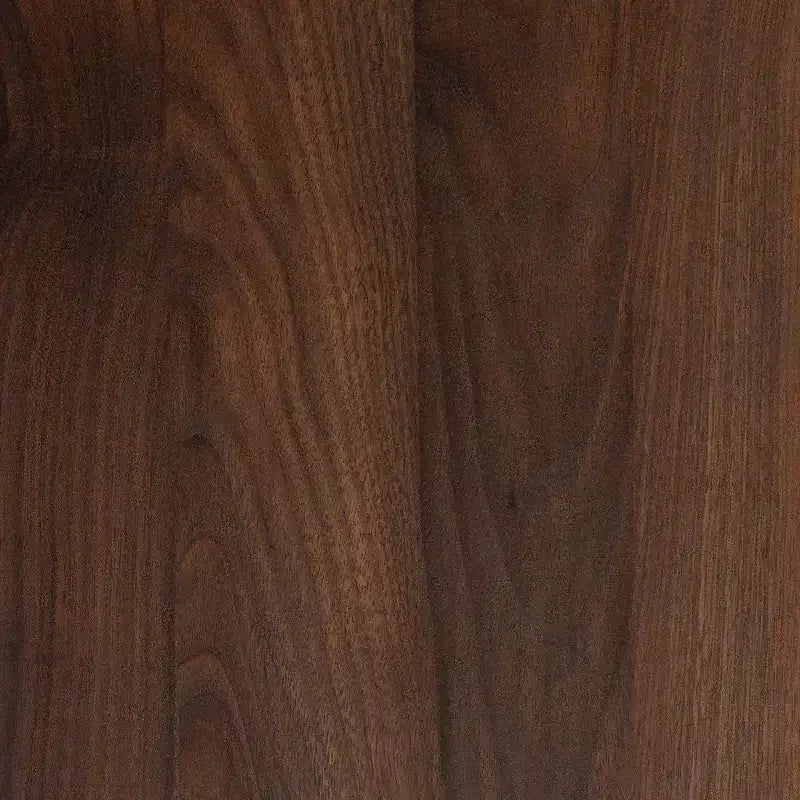 6-Drawer Dresser Walnut Brown Mid-Century Modern 63"W x 31"H