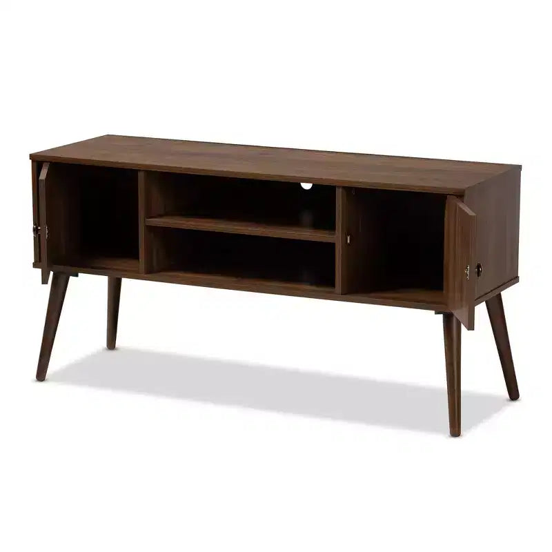 22" Industrial End Table Solid Mango Wood with Black Metal Frame
