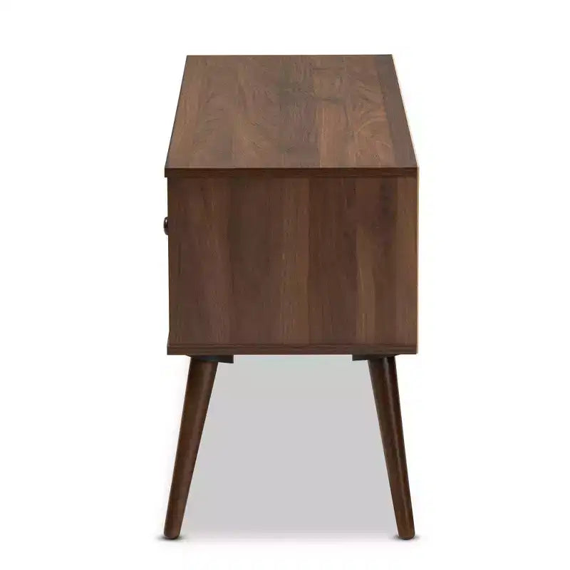 22" Industrial End Table Solid Mango Wood with Black Metal Frame