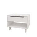 Open Shelf 1 Drawer Nightstand
