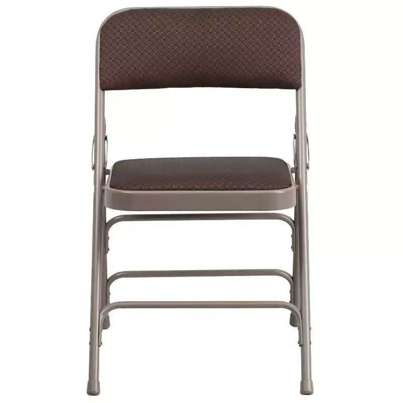 2-Pack Home & Office Party Events Fabric Padded Metal Folding Chair
