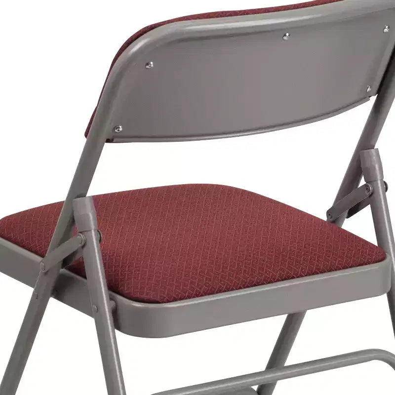 2-Pack Home & Office Party Events Fabric Padded Metal Folding Chair