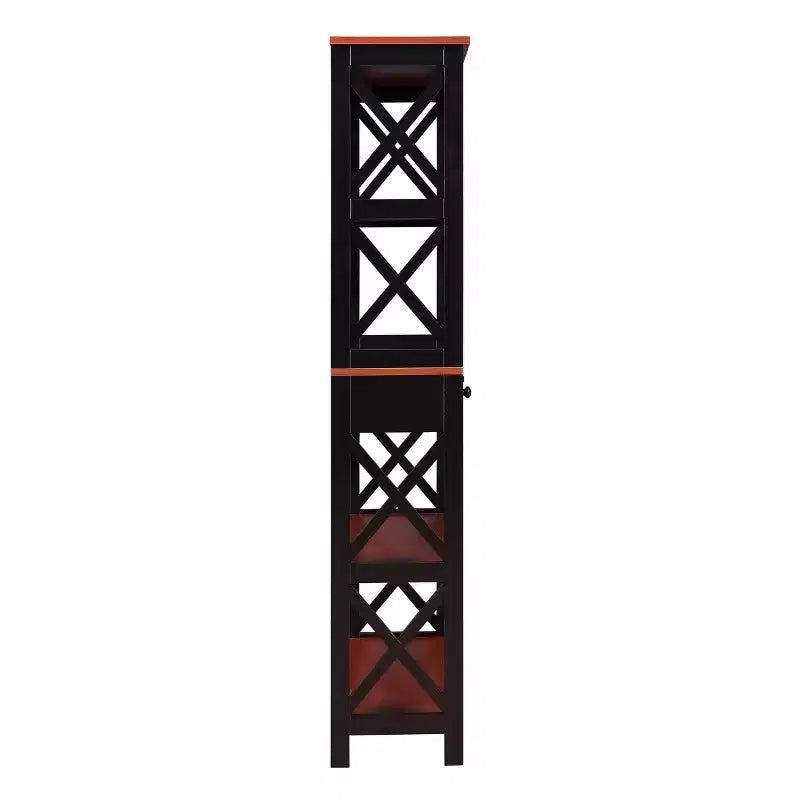59.75" 5-Shelf Bookcase with Drawer MDF