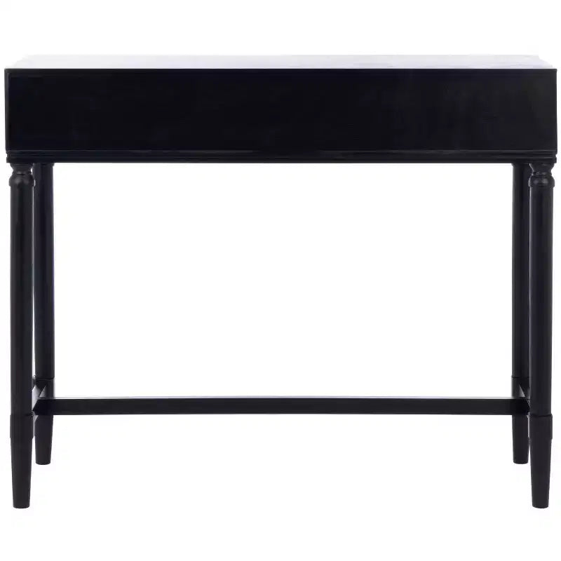 2-Drawer Console Table Pine Frame Transitional Style