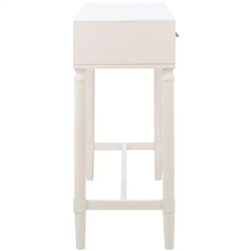 2-Drawer Console Table Pine Frame Transitional Style