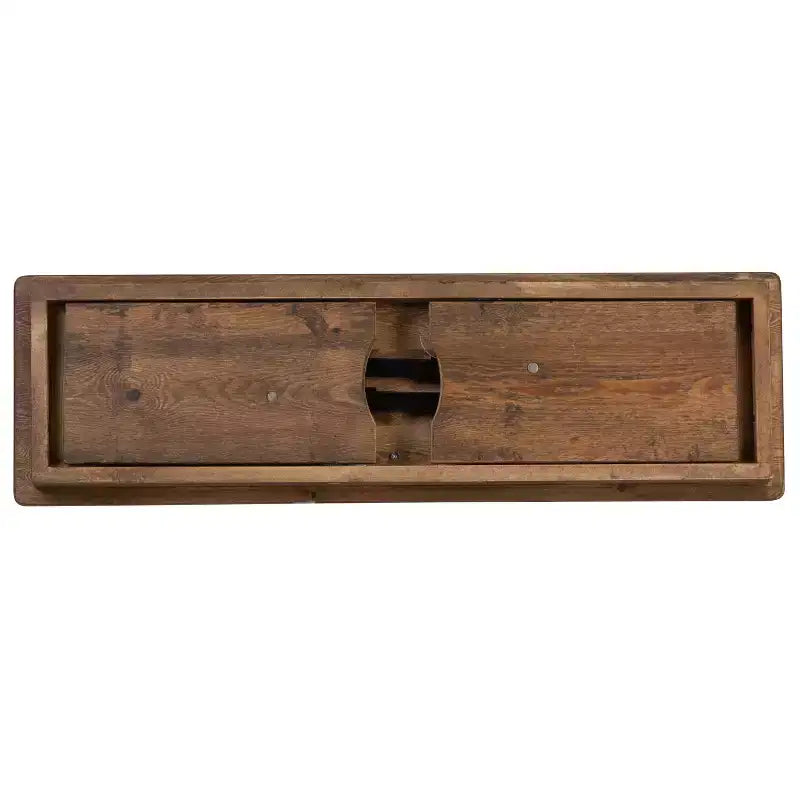 40 x 12 Antique Rustic Solid Pine Folding Farm Bench Portable