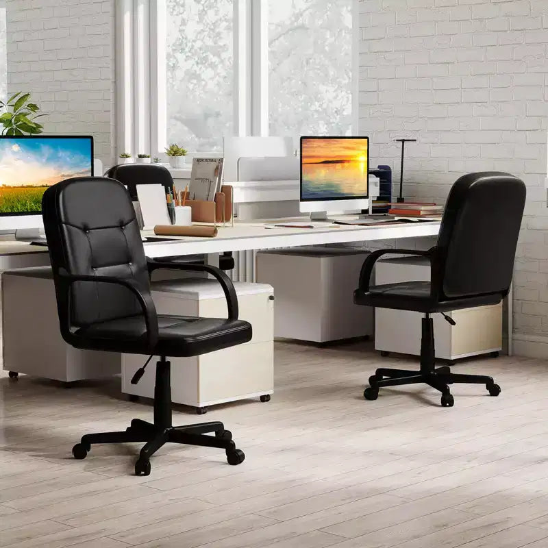 Ergonomic Mid-Back Executive Office Swivel Computer Desk Chair