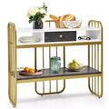Costway Console Table with Drawer Storage Shelf Wide Tabletop Modern for Entryway
