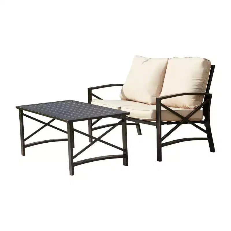 Ensemble de 2 canapés de terrasse Loveseat - Patio Festival