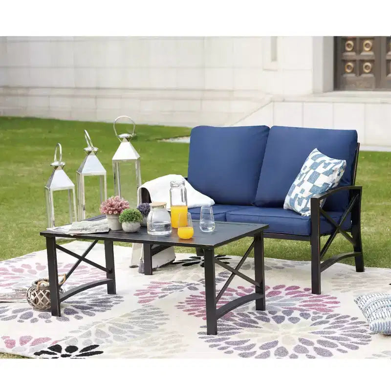 Ensemble de 2 canapés de terrasse Loveseat - Patio Festival