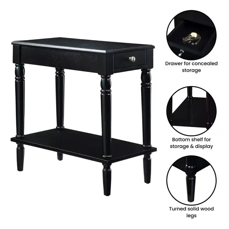 French Country No Tools Chairside Table