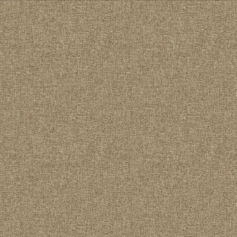 Round Ottoman in Textured Linen