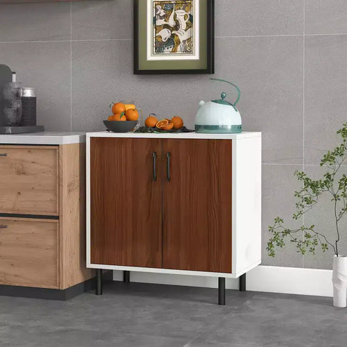 2-Door Sideboard Buffet Storage Cabinet Kitchen Cupboard with Adjustable Shelf