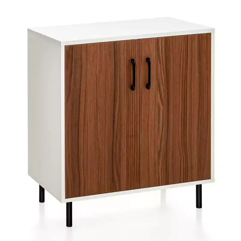 2-Door Sideboard Buffet Storage Cabinet Kitchen Cupboard with Adjustable Shelf