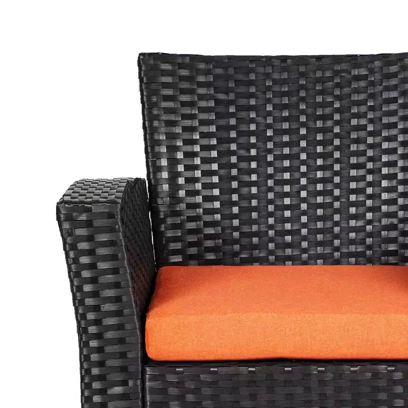 WestinTrends Ensemble de canapés de conversation d'extérieur 4 pièces moderne avec coussins