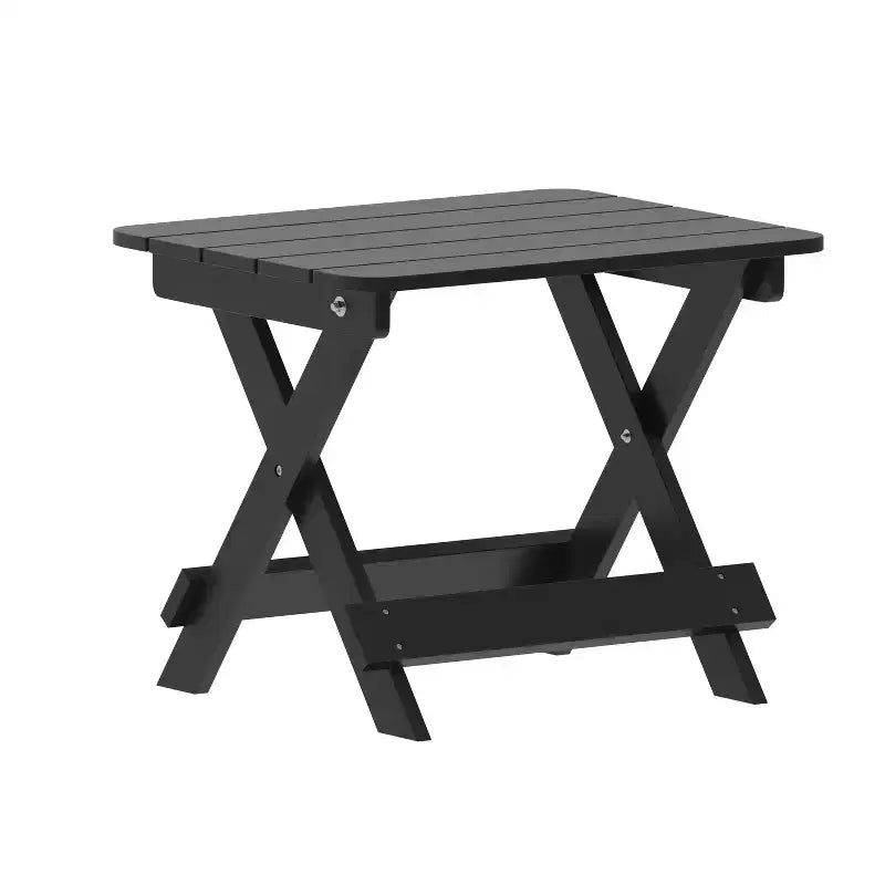 Ensemble 3 pièces Emma et Oliver pour intérieur/extérieur avec 2 fauteuils à bascule de style moderne avec table d'appoint assortie, pour toutes les saisons
