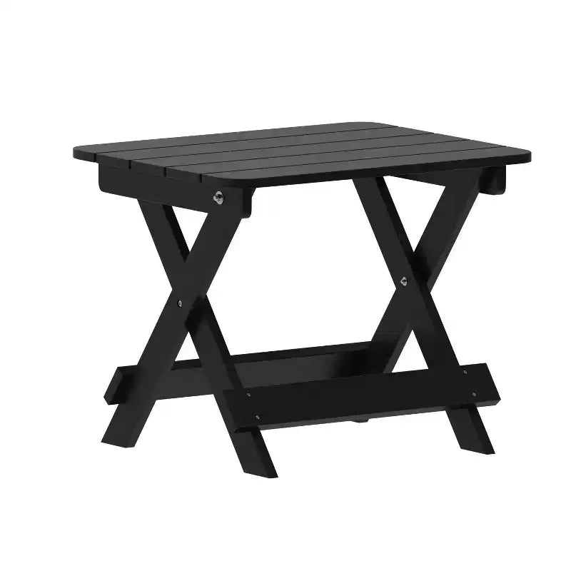 Ensemble 3 pièces Emma et Oliver pour intérieur/extérieur avec 2 fauteuils à bascule de style moderne avec table d'appoint assortie, pour toutes les saisons