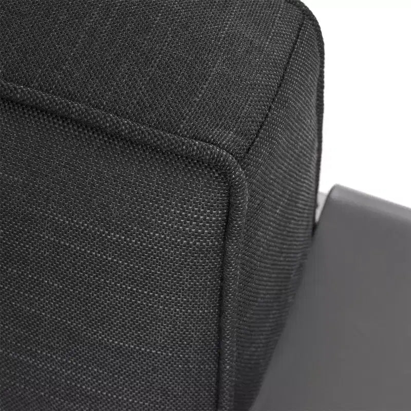GDFStudio Liam, ensemble causeuse et table basse d'extérieur en aluminium avec coussins, gris/gris foncé
