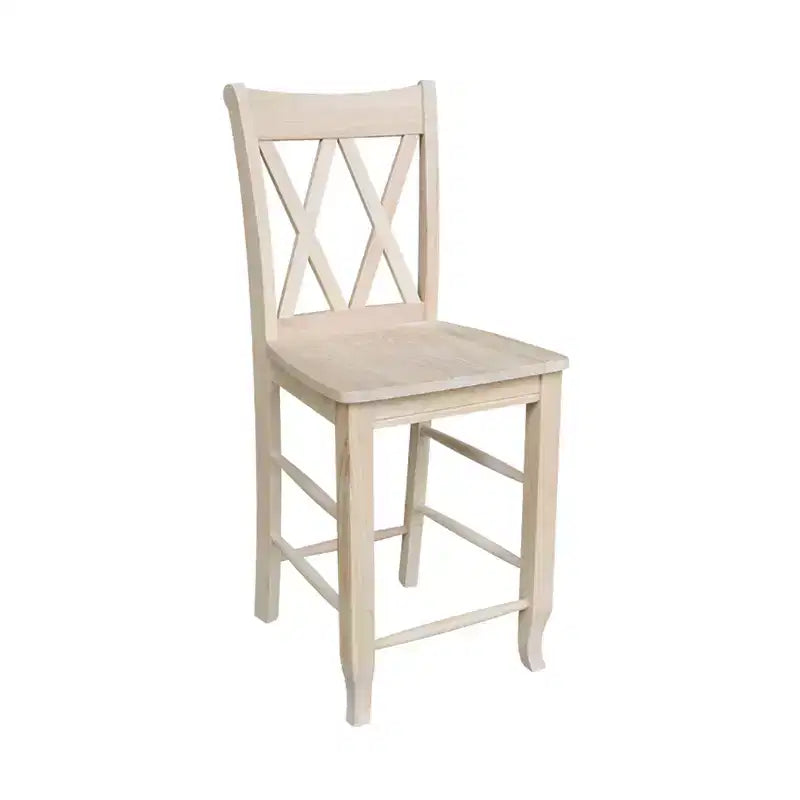 Double X Back Counter Height Barstool