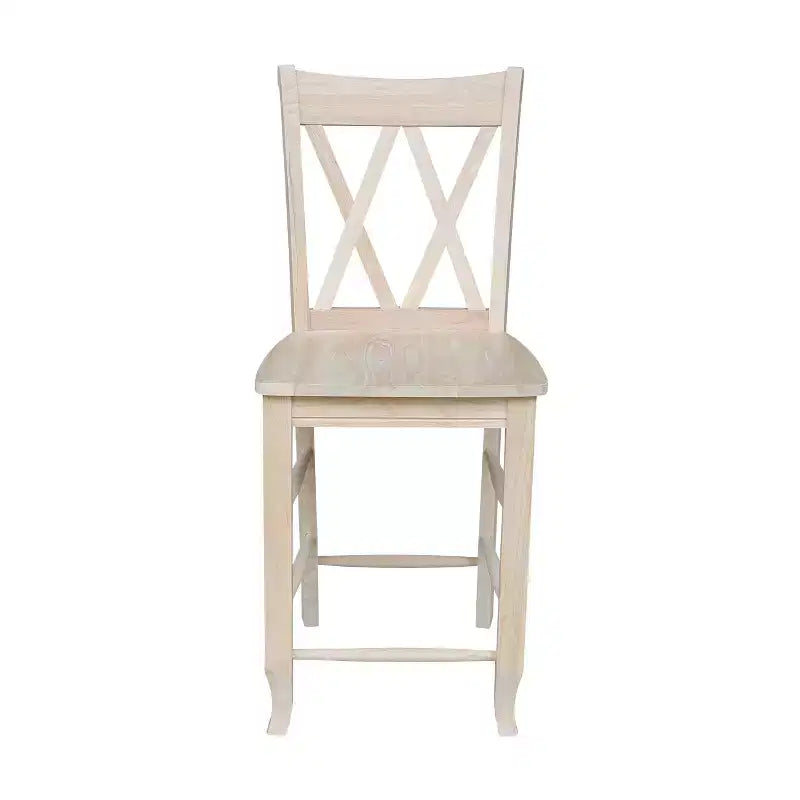 Double X Back Counter Height Barstool