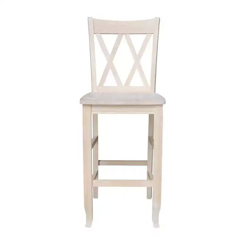 Double X Back Counter Height Barstool