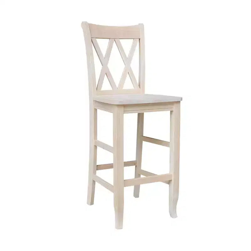 Double X Back Counter Height Barstool