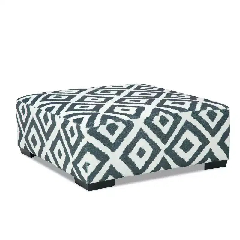 41" Square Upholstered Ottoman Foam Padded Polyester