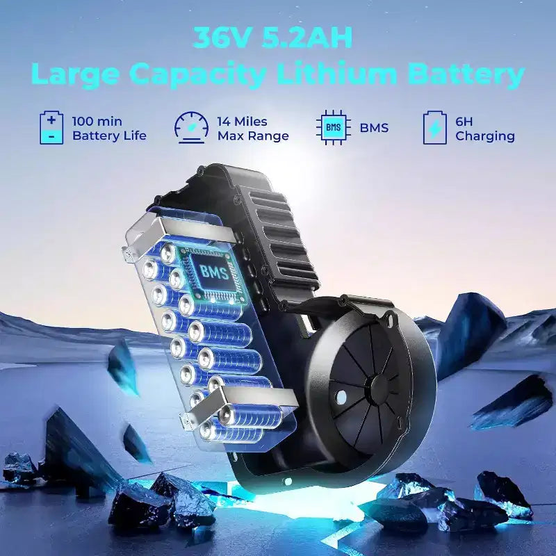 Moto tout-terrain électrique pour enfants ECOLEAP K1, 36V, rapide (25 km/h), autonomie de 22 km, moteur de pointe 700W, 3 modes de vitesse, pneus tout-terrain de 12 pouces, homologuée UL, pour les 3-10 ans.